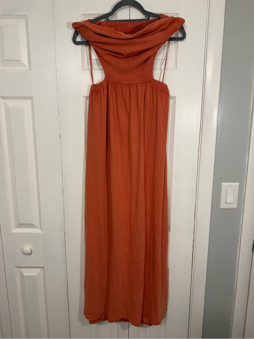 NWT Free People Trangelica Maxi Dress XL Orange